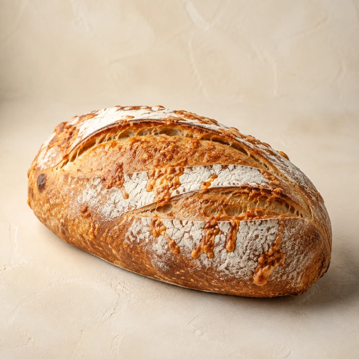 Hogaza de masa madre parmesano